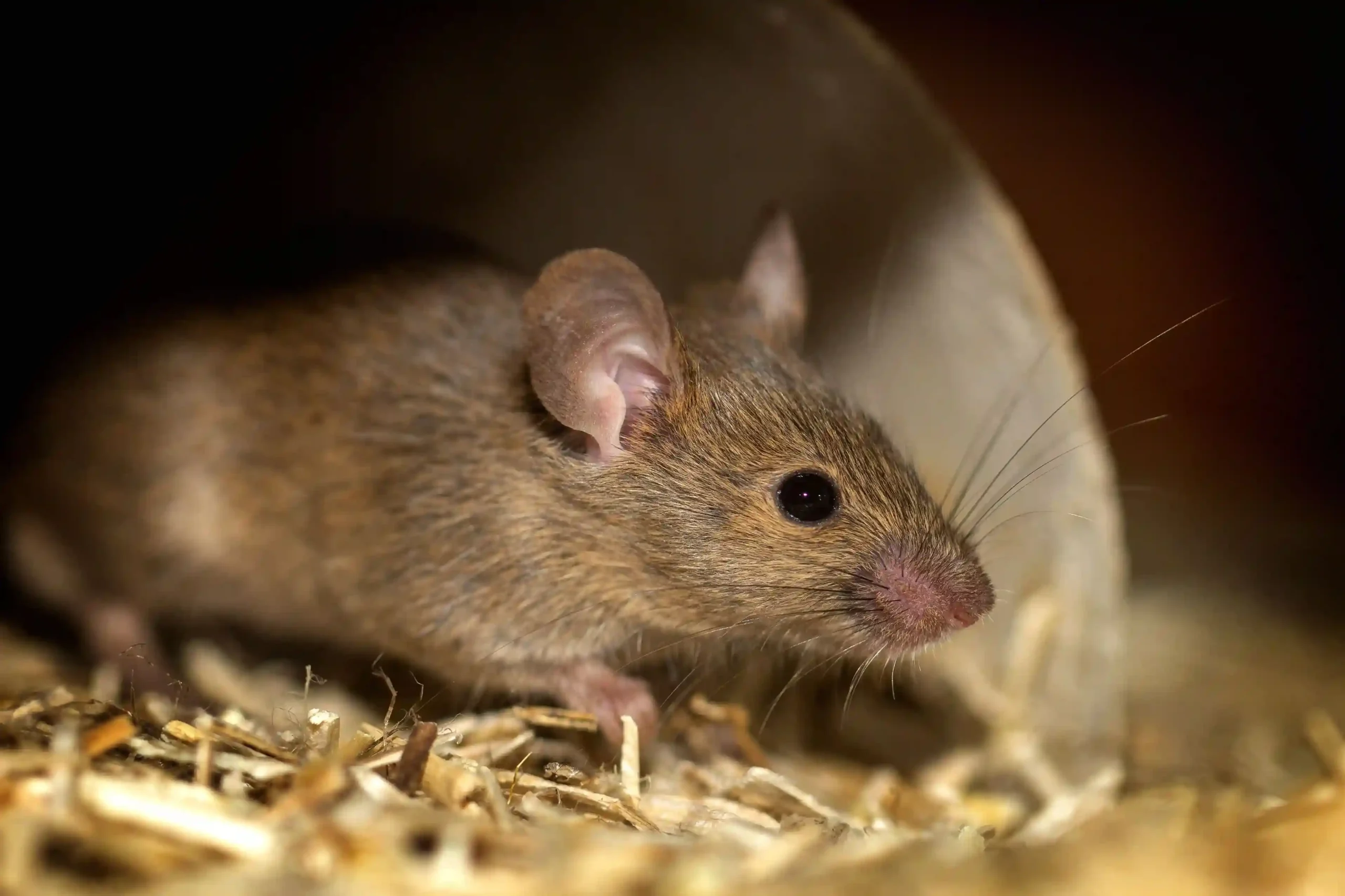 Mice removal Truckee Mouse on a wood surface illustrating common rodent activity found in Truckee homes